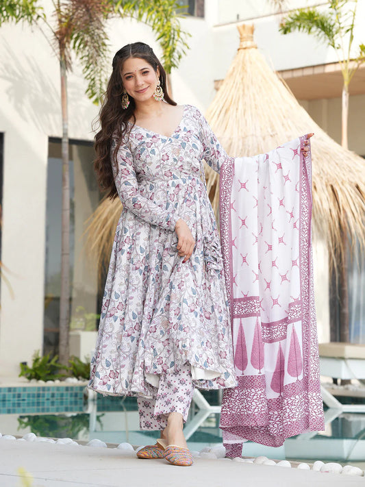 Designer Dress With Dupatta Set