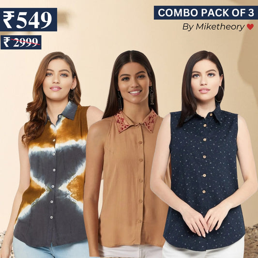 Essential 3-Pack Sleeveless Shirts for Women – Comfort Meets Style
