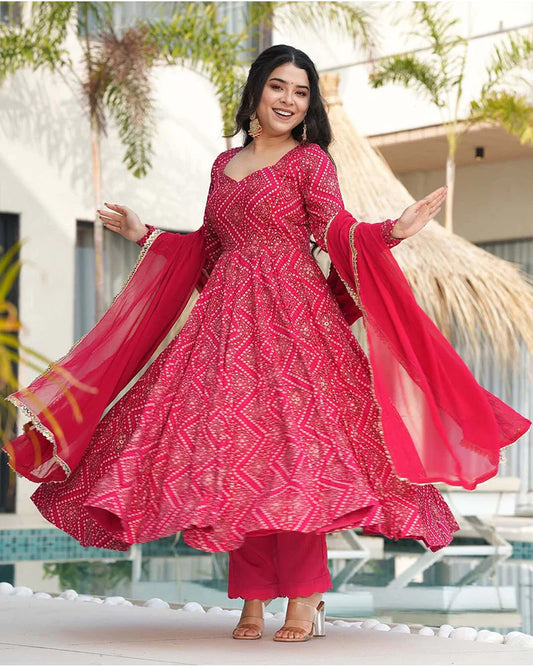 Designer Dress With Dupatta Set