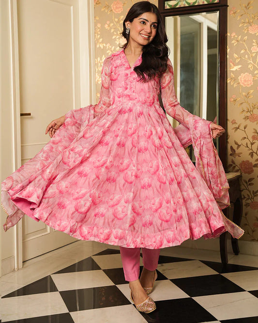 Designer Dress With Dupatta Set