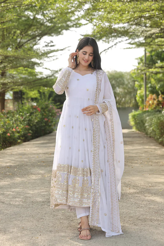 Designer Dress With Dupatta Set