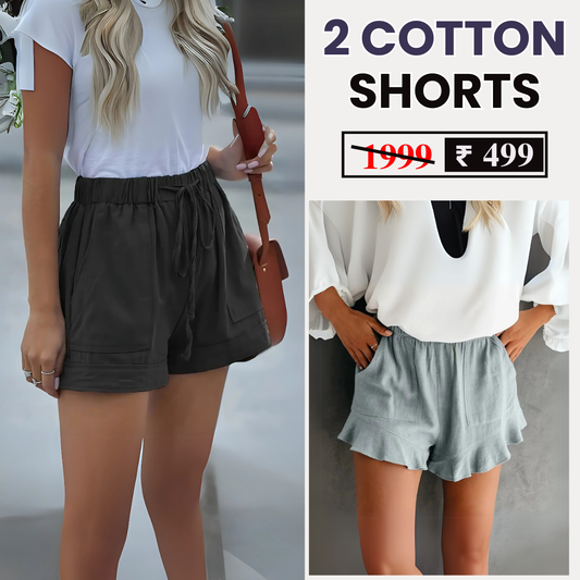 Stylish & Comfy Women's Cotton Shorts – Perfect for Everyday Wear