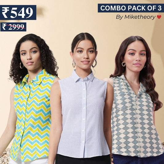 Essential 3-Pack Sleeveless Shirts for Women – Comfort Meets Style