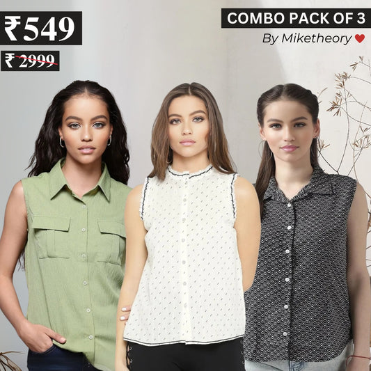 Essential 3-Pack Sleeveless Shirts for Women – Comfort Meets Style