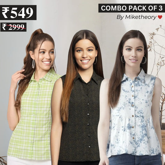 Essential 3-Pack Sleeveless Shirts for Women – Comfort Meets Style