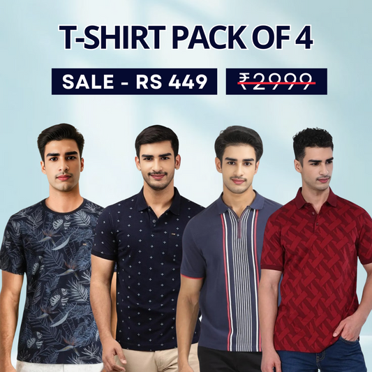 4 T-Shirt Combo | Style, Comfort, and Savings | T-52