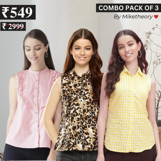 Essential 3-Pack Sleeveless Shirts for Women – Comfort Meets Style