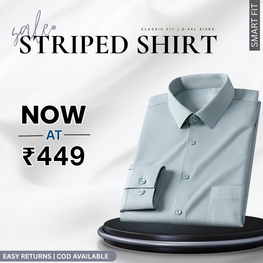 Men’s Formal Shirt Sale – Elevate Your Office Style | Flexible Cotton Shirts | OS-15
