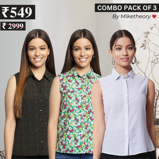 Essential 3-Pack Sleeveless Shirts for Women – Comfort Meets Style