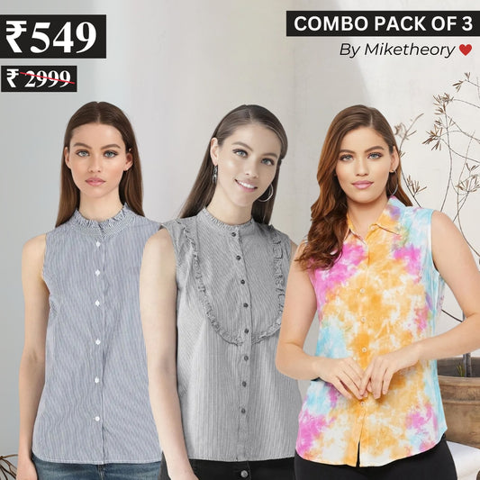 Essential 3-Pack Sleeveless Shirts for Women – Comfort Meets Style