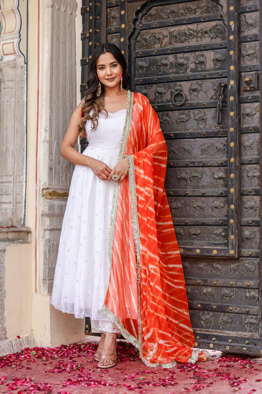 Designer Dress With Dupatta Set