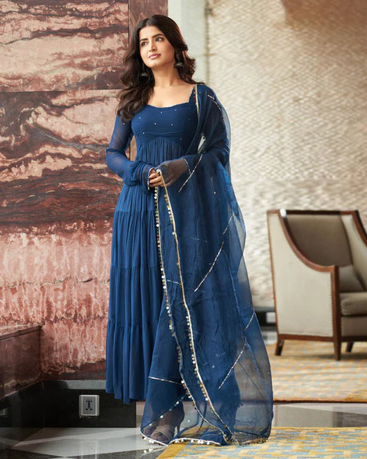 Designer Dress With Dupatta Set