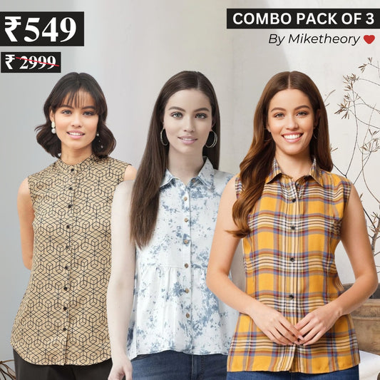 Essential 3-Pack Sleeveless Shirts for Women – Comfort Meets Style