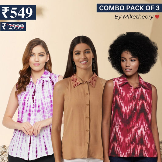 Essential 3-Pack Sleeveless Shirts for Women – Comfort Meets Style