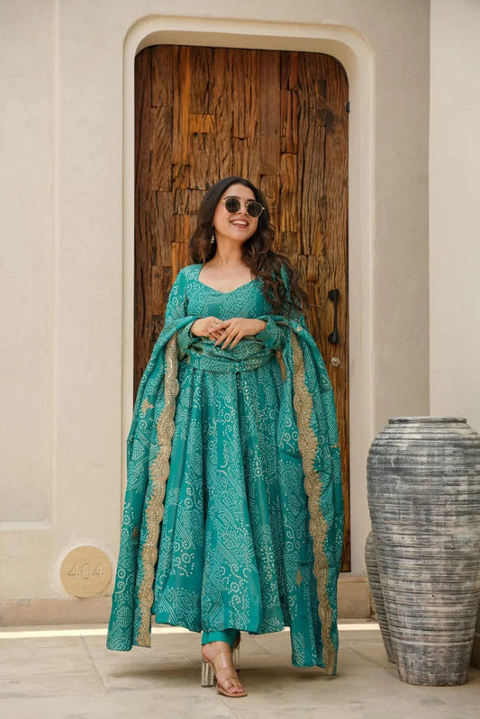 Designer Dress With Dupatta Set