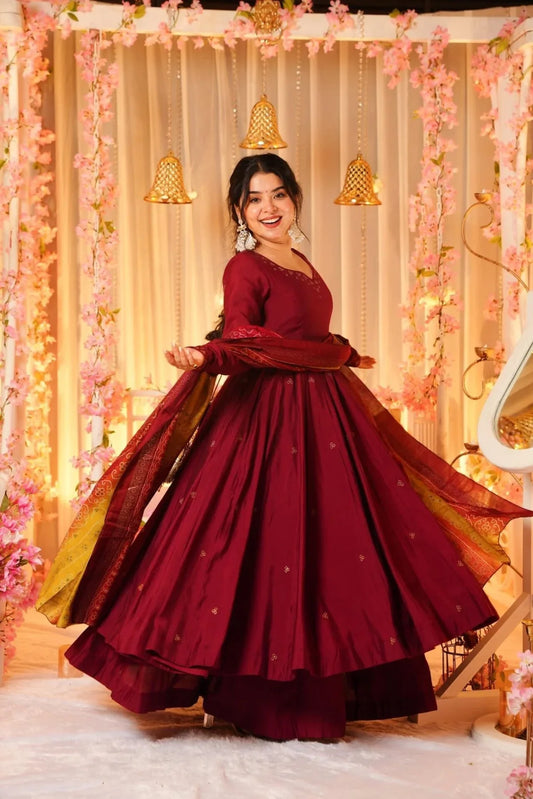 Designer Dress With Dupatta Set