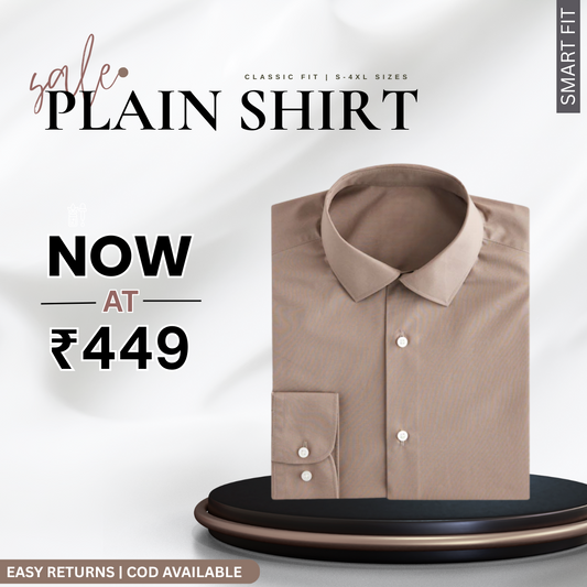 Men’s Formal Shirt Sale – Elevate Your Office Style | Flexible Cotton Shirts | OS-04