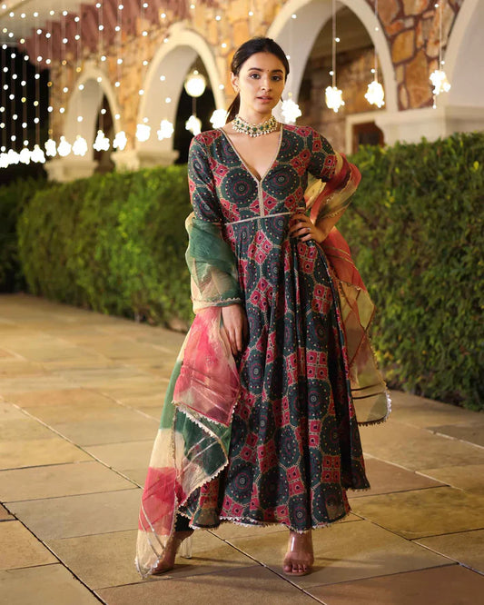 Designer Dress With Dupatta Set