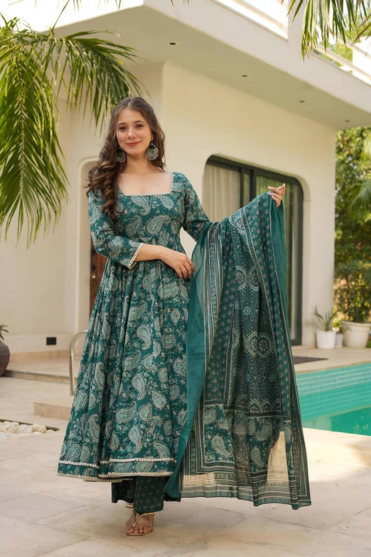 Designer Dress With Dupatta Set