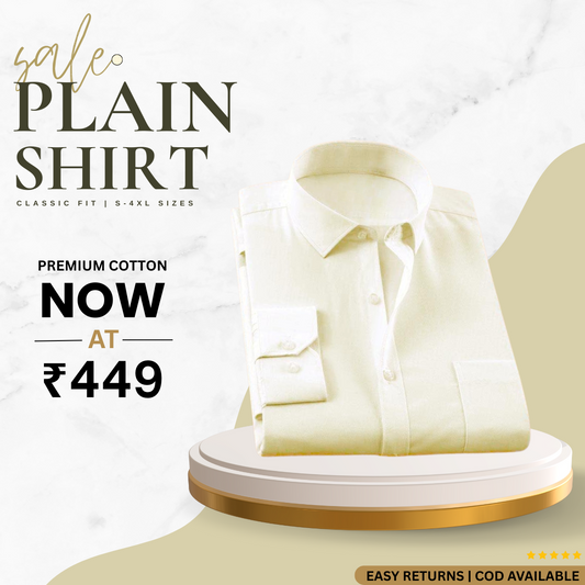 Men’s Formal Shirt Sale – Elevate Your Office Style | Flexible Cotton Shirts | OS-06