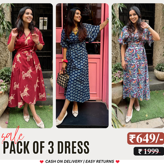 3 Combo Dress |  Long Frocks Meet Jumpsuits: Dress Your Way | D-07