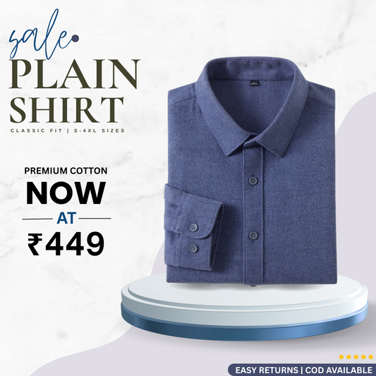 Men’s Formal Shirt Sale – Elevate Your Office Style | Flexible Cotton Shirts | OS-07