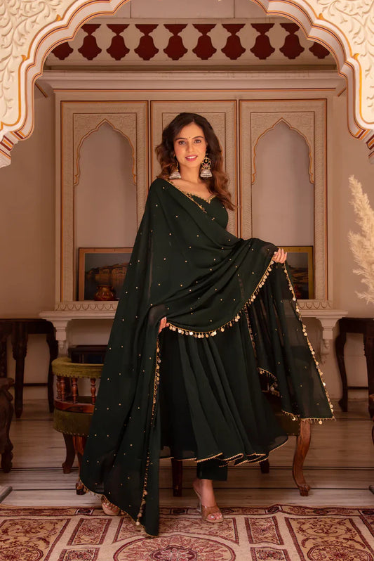 Designer Dress With Dupatta Set