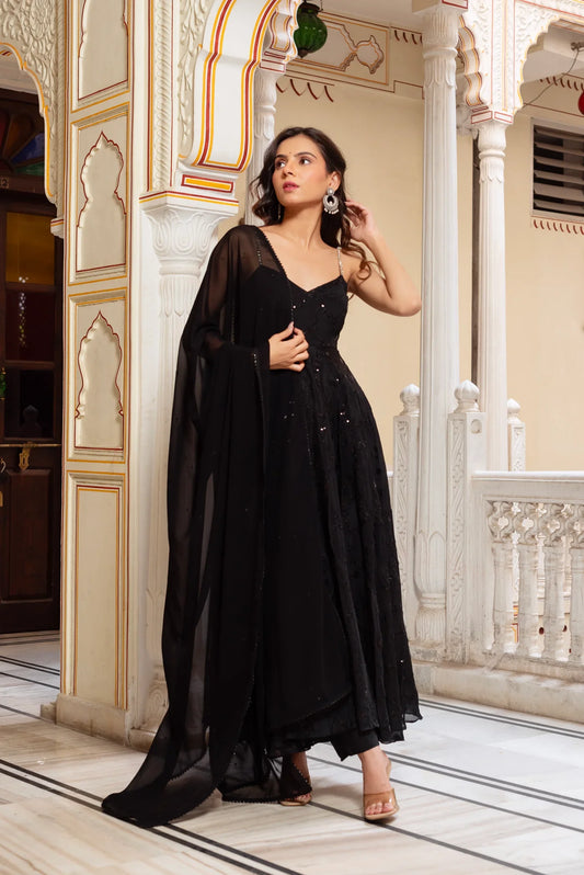 Designer Dress With Dupatta Set