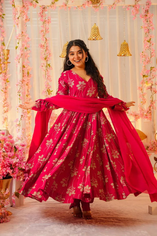 Designer Dress With Dupatta Set