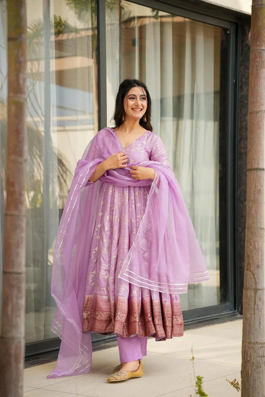 Designer Dress With Dupatta Set