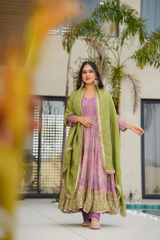 Designer Dress With Dupatta Set