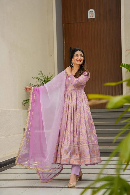 Designer Dress With Dupatta Set