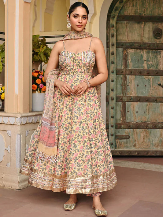 Designer Dress With Dupatta Set