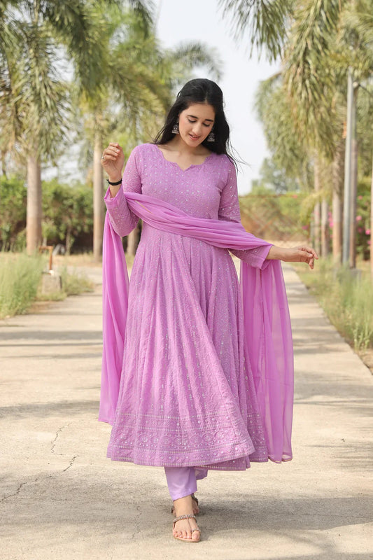 Designer Dress With Dupatta Set