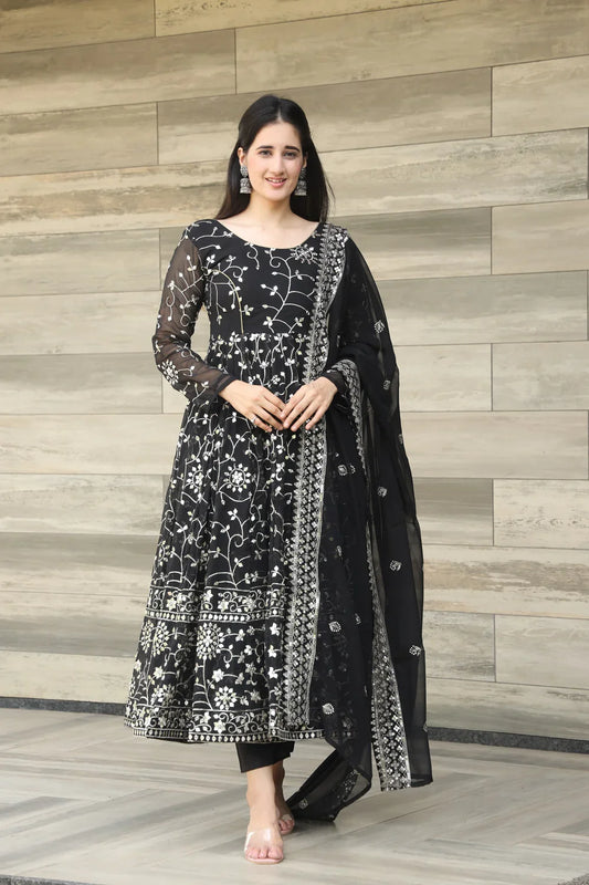 Designer Dress With Dupatta Set