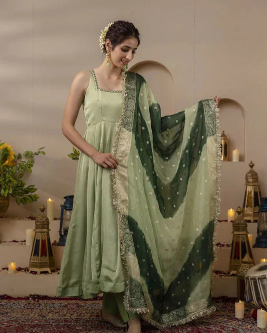 Designer Dress With Dupatta Set