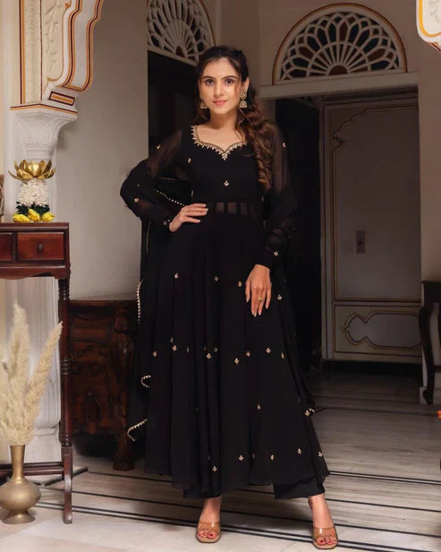 Designer Dress With Dupatta Set