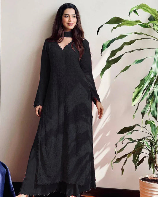 Designer Dress With Dupatta Set