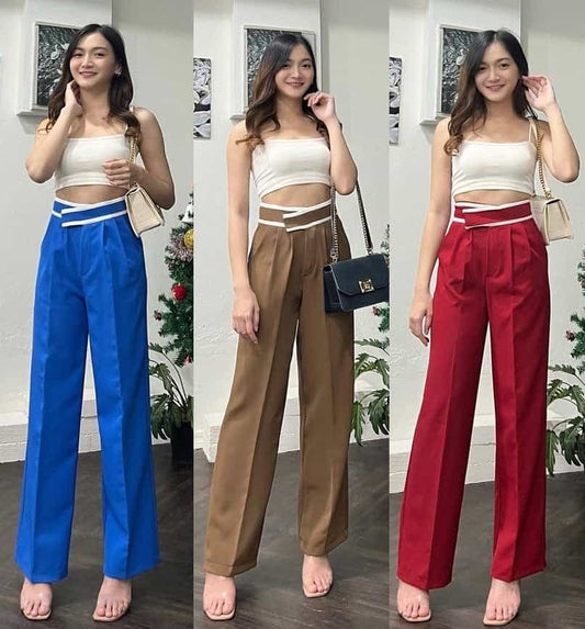SALE LIVE !! 🔥🚀 (PACK - 3) Straight-leg pants with horizontal pockets